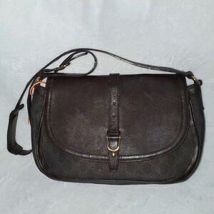 Gucci Supreme Stirrup Crossbody Bag